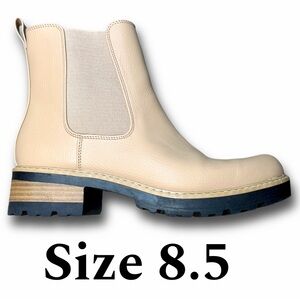 Women's Celina Boots  Cream  With Memory Foam Insoles